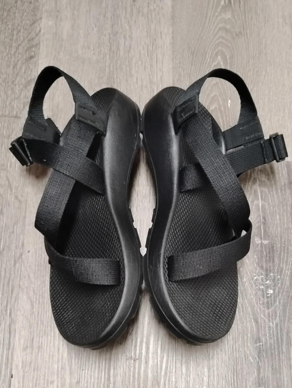 Chaco Black Strappy Sandals